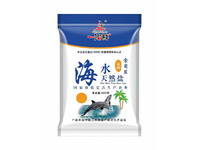 一溜鲜加碘海水天然盐400g