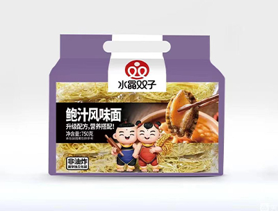 水晶双子鲍汁风味面750g