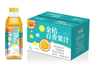 益鲜力金桔百香果汁930ml×6瓶